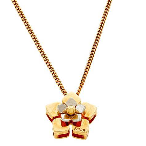 fendi blossom necklace|Fendi bracelet price.